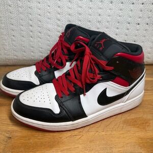 Air Jordan 1 Mid 'Black Gym Red' 9.5M